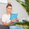 imoshion E-reader Hoesje - Geschikt voor Kobo Nia - Slim Soft Case Sleepcover Bookcase - Lichtblauw