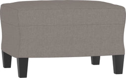 vidaXL - Voetenbank - 60x50x41 - cm - stof - taupe