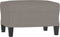 vidaXL - Voetenbank - 60x50x41 - cm - stof - taupe