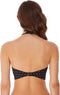 Jewel Cove Bandeau Bikinitop - Padded cups - Zwart Wit - Maat 75F (EU)