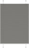 vidaXL - Plissé - rolgordijn - 85x100 - cm - stofbreedte - 84,4 - cm - antraciet