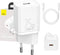 Baseus Super Si - Reislader 25W met USB-C Kabel 1m - Wit