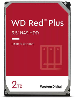 Western Digital Red Plus - NAS harde schijf - 2TB 256MB cache 5400 RPM (1x)