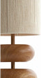 Light & Living Tafellamp Danialo - Naturel - Ø22cm - Modern