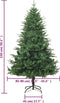 vidaXL - Kunstkerstboom - 150 - cm - PVC - en - PE - groen