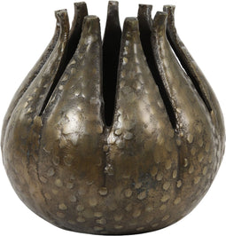 Light&living Windlicht Ø20x22 cm MIKIS antiek brons