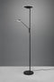 Trio leuchten Brantford - LED Vloerlamp - 36.5W - Aanpasbare Kleur - Dimbaar - Rond - Zwart -