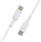 Belkin CAB003BT2MWH - USB-C naar USB-C kabel - 2m - 12W opladen - Wit