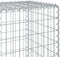 vidaXL - Schanskorf - 600x50x150 - cm - gegalvaniseerd - ijzer - zilverkleurig