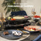 Princess 162700 - Gourmetstel Raclette met Crêpegedeelte - 8 personen - 1200W - Zwart