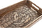 Set van trays DKD Home Decor 2 Stuks Bruin Donkerbruin Mangohout (43 x 27,5 x 7,5 cm) (2 Onderdelen)