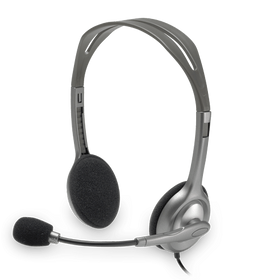 Logitech H110 - Stereo Headset - Ruisonderdrukkende microfoon - Grijs
