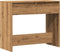vidaXL - Wandtafel - 89x41x76,5 - cm - bewerkt - hout - artisanaal - eikenkleurig