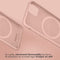 Accezz Liquid Silicone Backcover - MagSafe - Schokabsorberend - Roze (iPhone 15 Pro Max)