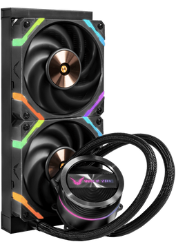 Valkyrie Dragonfang 240 - All-in-one Processor Koeler - 240mm Radiator - 2x 120mm Ventilatoren (2 stuks)
