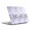 Lunso Geschikt voor MacBook Pro 13 inch (2016-2019) cover hoes - case - Marble Etta