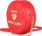 Love Moschino - Borsa Pu - Ronde tas met hart en merknaam - Rood