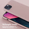 Selencia Hoesje Geschikt voor iPhone 13 Hoesje Met Koord - Selencia Siliconen hoesje met afneembaar koord - roze