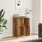 vidaXL - Dressoir - 60x30x70 - cm - bewerkt - hout - oud - houtkleurig