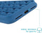 iMoshion Hoesje Geschikt voor iPhone 7 Plus / 8 Plus Hoesje Siliconen - iMoshion Pop It Fidget Toy - Pop It hoesje - Donkerblauw