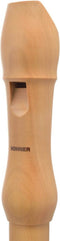 Hohner B9565 Musica Sopran Blockfluit Deutsch, eenvoudig, Birnbaum nat - Sopraan blokfluit (Duitse boring)