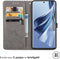 iMoshion Hoesje Geschikt voor Oppo Reno 10 Pro / Reno 10 Hoesje Met Pasjeshouder - iMoshion Mandala Bookcase - Grijs