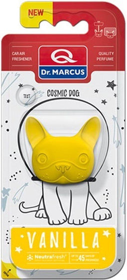 Dr. Marcus Vanilla Cosmic Dog autogeurtje met neutrafresh technologie - Luchtverfrisser auto - Tot 45 dagen geurverspreiding - 20 Gram