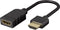 Goobay 49979 - HDMI Kabel - 0,1 m - Zwart