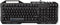 Nedis GKBD200BK - Verlicht Toetsenbord - Membraan - Qwerty US (Internationaal) - Draad USB 2.0