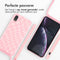 iMoshion Hoesje Geschikt voor iPhone Xr Hoesje Met Koord - iMoshion Siliconen design hoesje met koord - Roze / Retro Pink