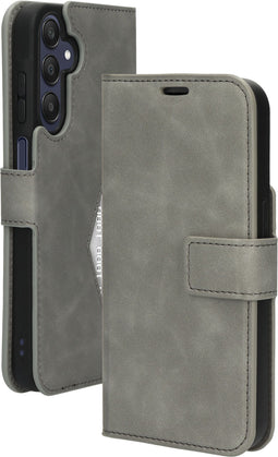 Mobiparts Galaxy A25 - Classic Wallet Case - Ruimte voor pasjes - Granite Grey