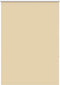 vidaXL - Rolgordijn - verduisterend - 110x150 - cm - stofbreedte - 105,7 - cm - beige