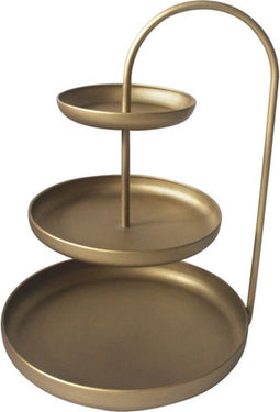 Lesli-Living-Etagère-3-laags-Julie-41x29,5x55-cm-goudkleurig