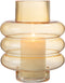 J-Line vaas Lima - glas - oker - large - 22.5 cm hoog