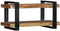vidaXL - Wandschap - massief - gerecycled - hout - meerkleurig