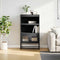 vidaXL - Hoge - kast - 68x39x123 - cm - staal - zwart