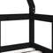 vidaXL - Kinderbedframe - 70x140 - cm - massief - grenenhout - zwart