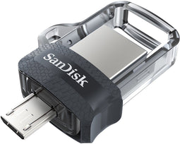 Sandisk Ultra Dual Drive M3.0 - USB 3.2 - 16GB - Grijs