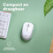 Trust Yvi+ - Draadloze muis - Multi-device connectiviteit - Zwart