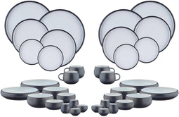 GOURMET Compleet Servies - 36 stuks - Onyx zwart
