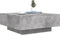 vidaXL - Salontafel - 80x80x31 - cm - spaanplaat - betongrijs
