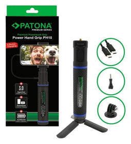 PATONA Premium Grip Power Hand PH10 - Powerbank - Zwart