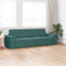 vidaXL - Vloersofa - Bed - 2-in-1 - Donkergroen - 245x150x60.5 - cm