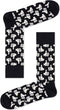 Happy Socks Gift Box - 4 paar unisex sokken - Zwart/Wit (36-40)