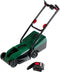 Klein Toys Bosch tuin grasmaaier - speelgoed - licht- en geluidseffecten - groen/rood