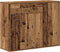vidaXL - Dressoir - 88x30x70 - cm - spaanplaat - oud - hout