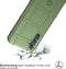 iMoshion Hoesje Geschikt voor Samsung Galaxy A14 (4G) Hoesje Siliconen - iMoshion Rugged Shield Backcover - Groen