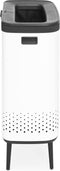 Brabantia Bo Hi Wasmand - 2 x 45 l - Quick-Drop opening - White (2 stuks)