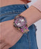 Guess Watches MAJESTY GW0771L4 - Polshorloge - Multi-functioneel met kristallen - Roze paars