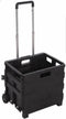 Trolley met vouwkrat / Boodschappenkrat | Inklapbaar | 30L